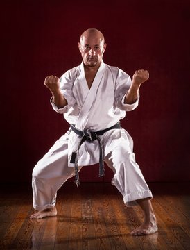 Martial arts master exhibition.