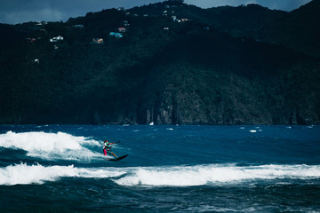 windsurfer in action