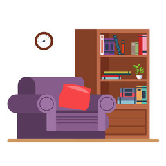 Living room Flat style vector