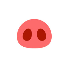 Orange Mascot with a Pig Nose