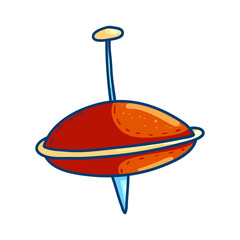 Vector design of spinning top