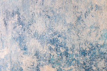 Abstract dark blue and white fresco concrete wall background texture