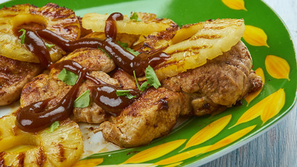 Grilled Hawaiian Pork Chops