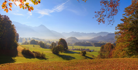 Die Allgäuer Alpen im Herbst, Deutschland