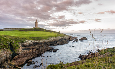 Phare d'Hercules A corogne Espagne 