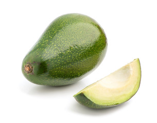 Avocado isolated on white