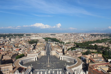 Roma - Piazza San Pietro dalla Cupola