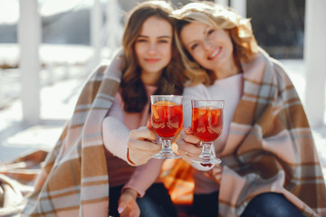 Mother witn daughter