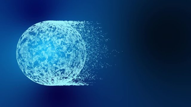 Network Bitcoins Animation