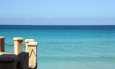 El mar caribe desde Varadero (Cuba).