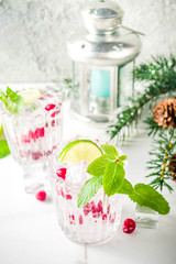 Christmas Cranberry cocktail