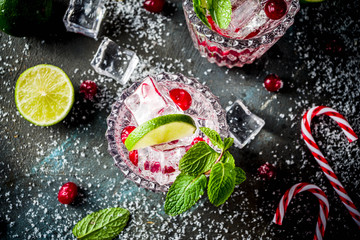 Christmas Cranberry cocktail