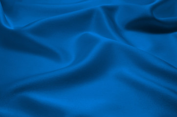 blue satin as background