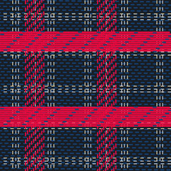 Seamless plaid pattern with 2019 trend colors. 