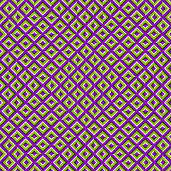 Optical illusion seamless pattern of moving squares.