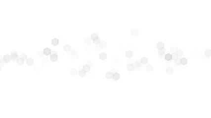 Abstract bright background with hexagon shapes moving. Animation of softness. Backdrop texture with motion.