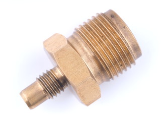 metal fitting on a white background