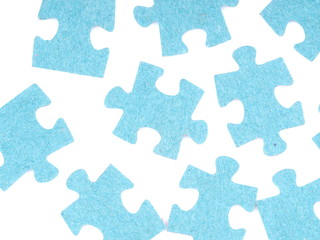 puzzle on white background