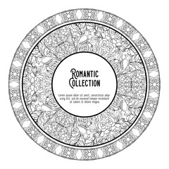 Template for invitation, greeting card banner, gift voucher