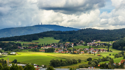 Fototapeta na wymiar Beautiful view near Bad Kötzting-Bavaria-Germany