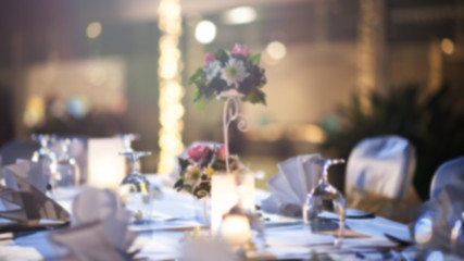 Beautiful wedding setting