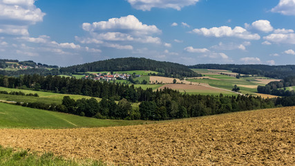 Beautiful view near Doellnitz-Bavaria-Germany