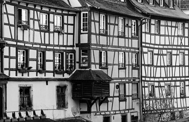 Traditional half-timbered houses in Strasbourg - Alsace - France