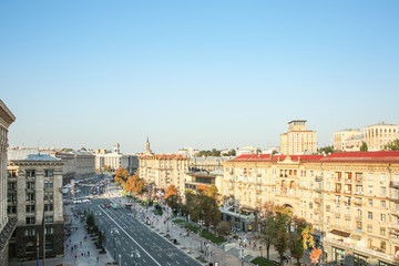 Fototapeta na wymiar View of modern city