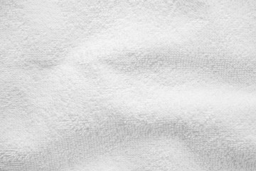 Texture of clean soft towel