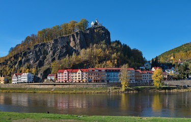 Decin mit der Elbe
