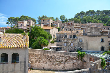 View of beautiful old city on sunny day