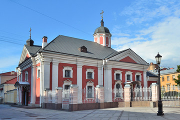 Fototapeta na wymiar Church of Three Hierarchs in Saint-Petersburg