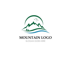High Mountain icon  Logo Business Template Vector