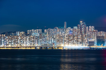 Obraz premium Hong Kong night view