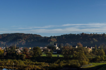 Fototapeta na wymiar wioska panorama