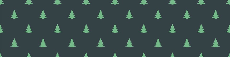 Christmas tree seamless pattern - holiday spirit - gift wrap