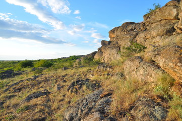 landscape in mountains