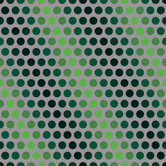 Circles seamless vector pattern. Colored background in different balls and dots