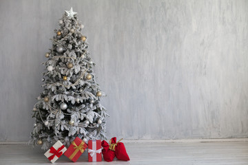 winter Christmas new year tree gifts home decor