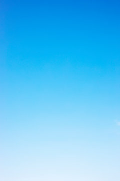 Clear blue sky background and empty space for your design, no cloud