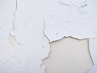 old wall is Peeling paint. wall cracker.