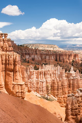 landscape on the bryce canyon in the united states of america