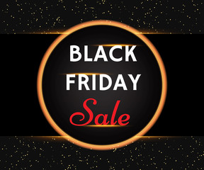 Black Friday sale banner template