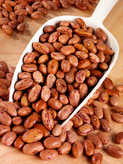BORLOTTI BEANS IN SCOOP