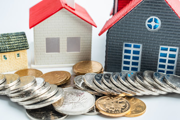 Buying a house / real estate concept