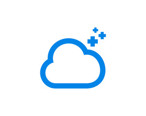 Cloud health 1 logo template