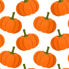 Pumpkin seamless pattern
