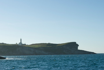 mar, faro, acuático, isla, oceáno, costa, paisaje, cielo, playa, azul, bahía, viajando,...