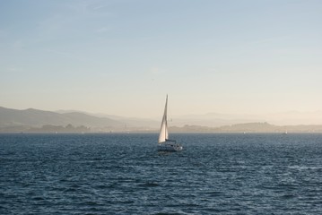 Obraz premium barca, mar, barco de vela, nautica, balandra, vela, acuático, bajel, oceáno, azul, cielo, viajando, verano, paseo en barco, nautica, deporte, blanco, paseo en barco, ocio, vela, crucero, buques, avent