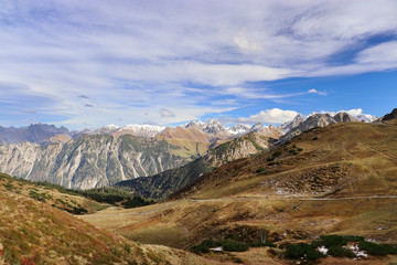 Fototapeta premium Allgäuer Alpen im Herbst